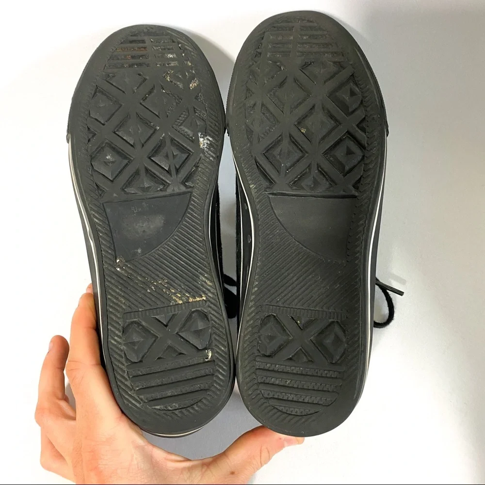 THOMAS WYLDE Black & Metallic Canvas Chuck Sneaker